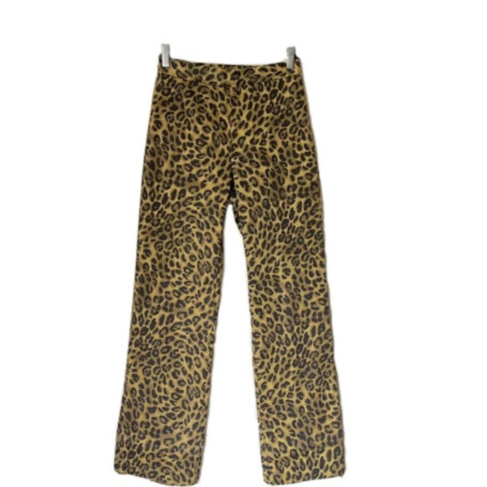 Terry Lewis Vintage Animal Print Pants  Sz 4.